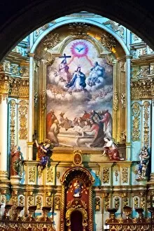 Images Dated 25th November 2012: A Baroque Altar in Old Town Quito