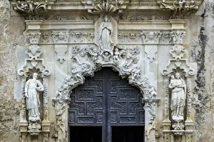 Images Dated 23rd October 2015: The Baroque Facade of San Jose Mission