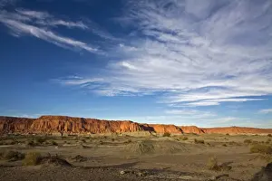 Afternoon Prints: Barrancas Coloradas a red rockface at National Park Parque Provincial Ischigualasto