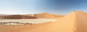 Elevated Prints: barren, color image, colour image, day, daytime, desert, dune, elevated view, field