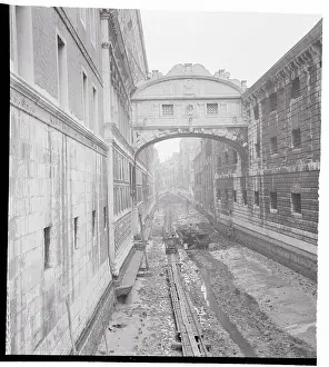 Barren and Disheveled Tunnel Under Bridge