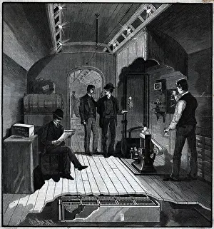 Battery Prints: Barrett System Electric Lighting Train