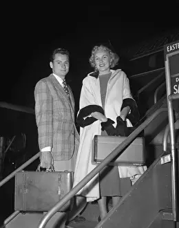 Posed Prints: Barron Hilton and Wife Marilyn Hilton