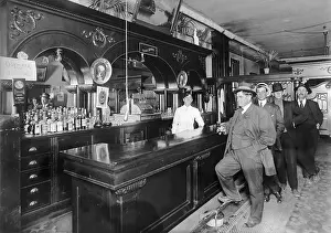 Typical Prints: Barroom Of The 1900'S
