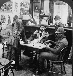 Bartender Prints: Barroom Dispute In The Old Days