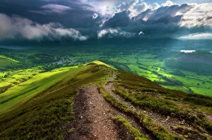 Images Dated 10th June 2012: Barrow fell, Cumbrian Mountains, Braithwaite, Keswick, Lake District National park. UK