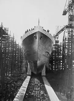Shipbuilder Prints: Barrow Launch