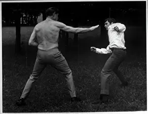 Barry Evans Learning Karate
