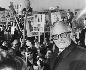 Loyalty Prints: Barry Goldwater Arriving at O'Hare Airport