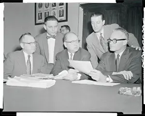 Goldwater Prints: Barry Goldwater and Associates in Meeting