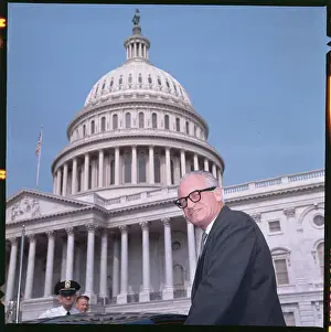 Goldwater Prints: Barry Goldwater in Front of the Capitol