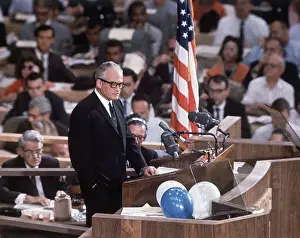 Goldwater Prints: Barry Goldwater Making Acceptance Speech