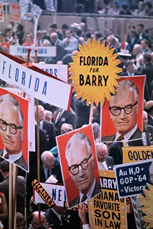 Barry Goldwater Supporters with Posters