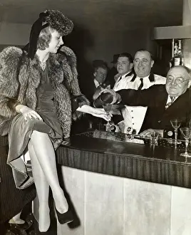 Bartender Pouring Drink for Lady