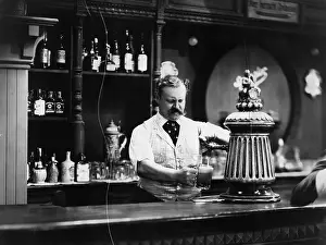 Bartender Pouring Tap Beer