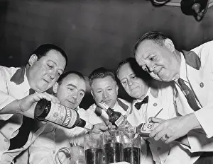 Bartender Prints: Bartenders Mixing Drinks
