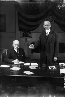 Prints of (Original Caption) 03/12/1920-New York Capturing Glory: A Journey Through Olympic History: Bartow Weeks&Thomas Kirby Addressing Com