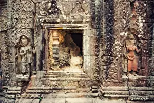 Bas relief carvings, Ta Som temple