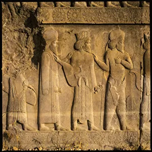 Images Dated 10th September 2014: Bas-relief depicting Median dignitaries