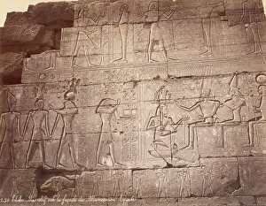 Albumen Print Prints: Bas-Relief on the Facade of Ramses Tomb