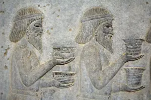 Persepolis Prints: Bas-relief in Persepolis, Iran
