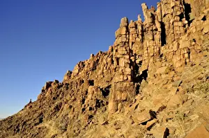 Shaped Prints: Basalt towers in the Mik mountains, Damaraland, Namibia, Africa