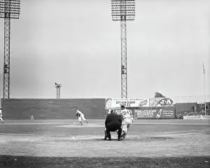 Baseball In Air After Hit By #34;Basebal