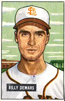 Arc0015362 Prints: Baseball Card Of Billy DeMars