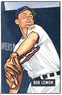 Baseball Card Of Bob Lemon