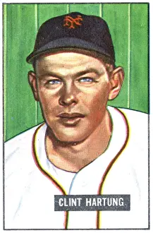 Arc0015362 Prints: Baseball Card Of Clint Hartung