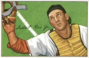 Arc0013923 Prints: Baseball Card Of Del Rice