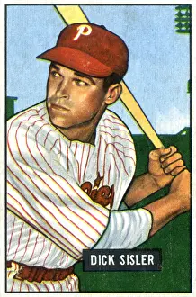Arc0015362 Prints: Baseball Card Of Dick Sister