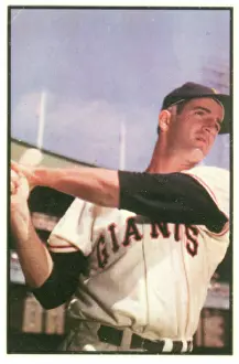Baseball Card Of Don Mueller