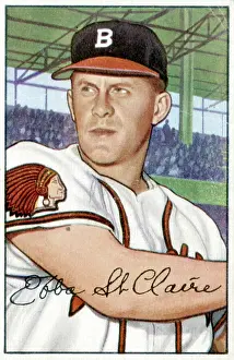 Arc0013923 Prints: Baseball Card Of Ebba St Claire