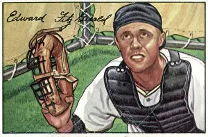 Arc0013923 Prints: Baseball Card Of Ed Fitzgerald