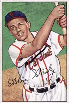 Arc0013891 Prints: Baseball Card Of Eddie Stanky