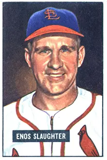 Arc0015362 Prints: Baseball Card Of Enos Slaughter