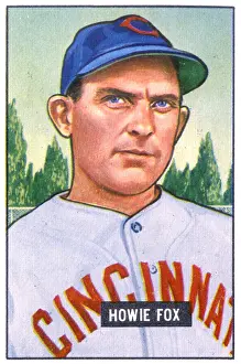 Arc0015362 Prints: Baseball Card Of Howie Fox