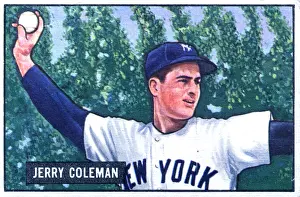 Arc0015362 Prints: Baseball Card Of Jerry Coleman