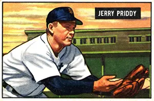 Arc0015362 Prints: Baseball Card Of Jerry Priddy