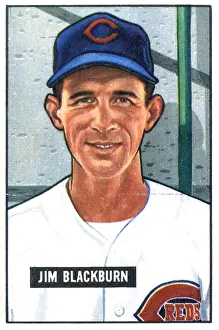 Arc0015362 Prints: Baseball Card Of Jim Blackburn