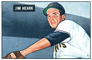 Baseball Card Of Jim Hearn