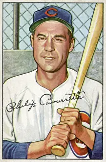 Baseball Card Of Phil Cavaretta