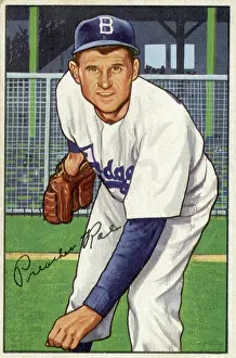Arc0013923 Prints: Baseball Card Of Preacher Roe