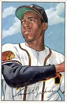 Arc0013923 Prints: Baseball Card Of Sam Jethroe