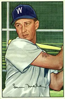 Arc0013923 Prints: Baseball Card Of Sam Mele