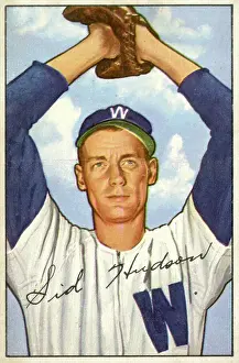 Arc0013923 Prints: Baseball Card Of Sid Hudson