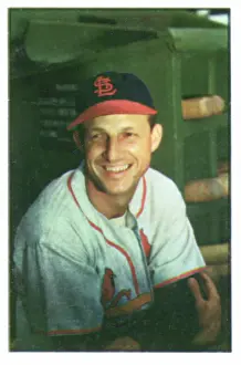 Stan Musial Prints: Baseball Card Of Stan Musial