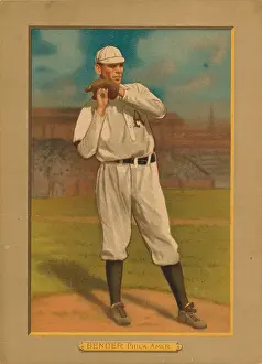 T1627440 Prints: Baseball Card Titled Bender - Phila. Amer