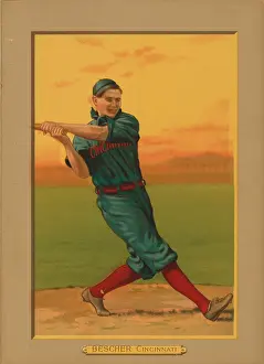 T1627440 Prints: Baseball Card Titled Bescher - Cincinnati